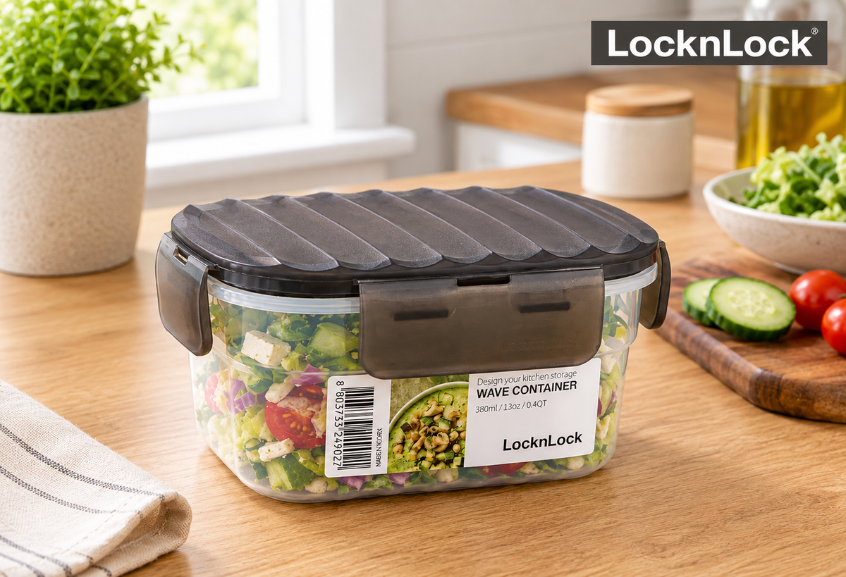 LocknLock Wave Container 570ml Grey - LEG-LWC202G