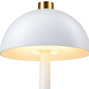 Uplift Rechargeable Cordless Dome Table Lamp - White