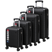Uplift 4-Piece Hard Shell Lightweight Impact Resistant Luggage Set - ULA005