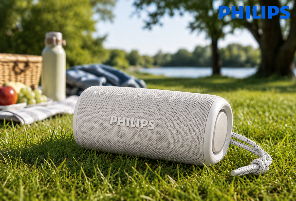 Philips TAS4807 Portable Bluetooth Speaker - White