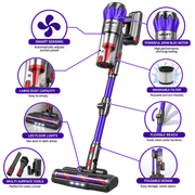 Uplift 200W 2-in-1 Cordless Stick Vacuum - 4 Suction Modes