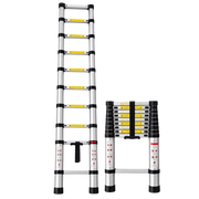 Uplift 4.4m Aluminium Telescopic Collapsible Ladder with Safety Lock