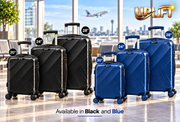 Uplift 3-Piece Hard-Shell Luggage Set with Spinner Wheels and TSA Lock