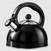 Goldair 2.5L Stovetop Whistling Kettle - Black GGIK-2500B