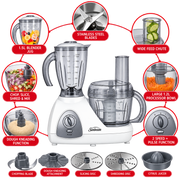 Sunbeam Food Processor White SFP-810W