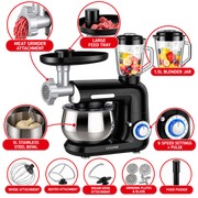 Goldair Black Stand Multi Kitchen Machine