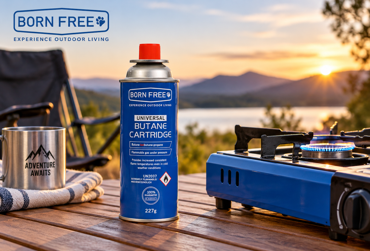 Born Free Maxx 227g Universal Butane Cartridge