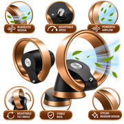 Prima O&O 32W Foldable Bladeless Fan with 90° Oscillation