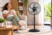 Kenwood 40cm 75W Electric Pedestal Fan – Black (IFP16.100BK)