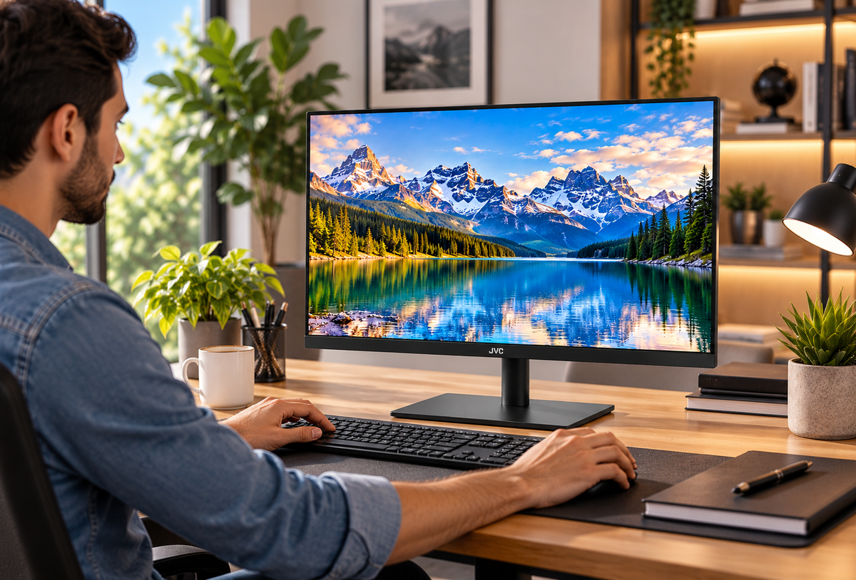 JVC LT-MN24256 23.8" Full HD IPS Monitor 75Hz 1ms – Black