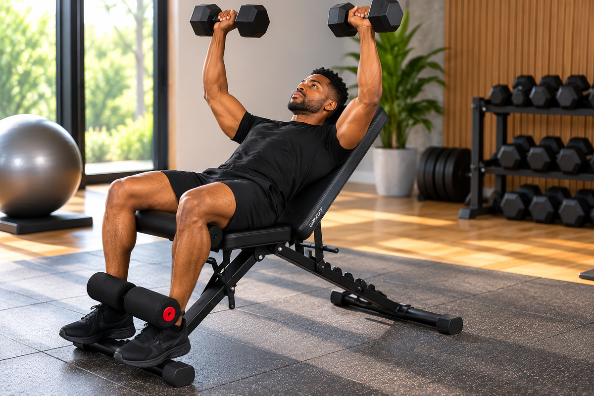 Uplift Pro Adjustable Weight Bench – Heavy-Duty Build