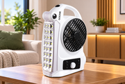 Goldair Rechargeable Fan with LED Light & Radio – GRF-8105