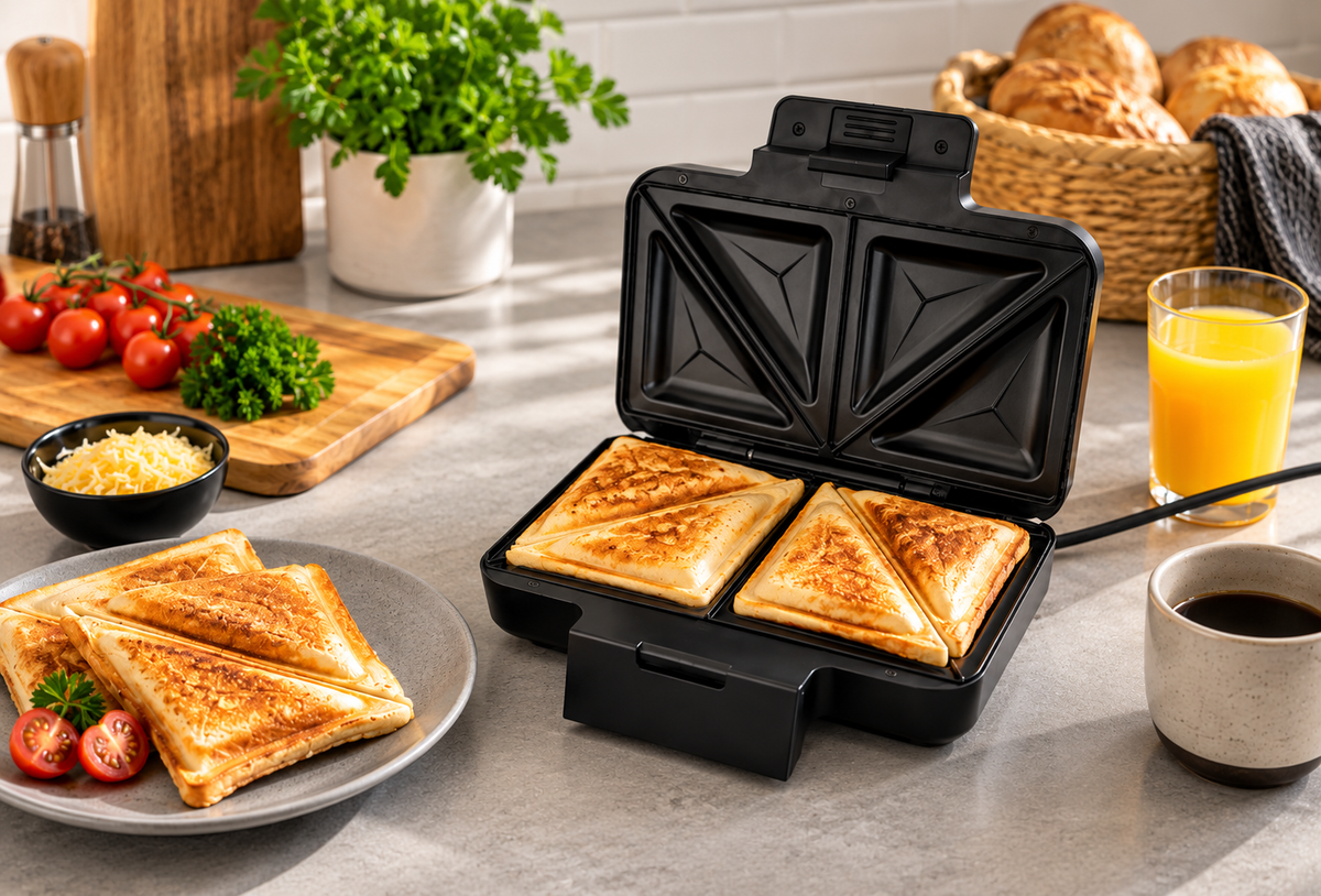 Bossanova 2-Slice Sandwich Maker Black 700W