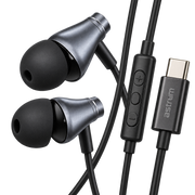 Astrum WIREZ10C USB-C Wired In-Ear Earphones with Microphone – Black