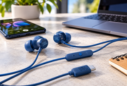 JBL Tune 305C USB-C Wired Hi-Res Earbud Headphones – Blue