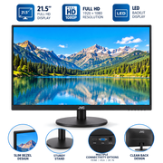 JVC 21.5 Inch Full HD LED Monitor 75Hz – LT-MN22260