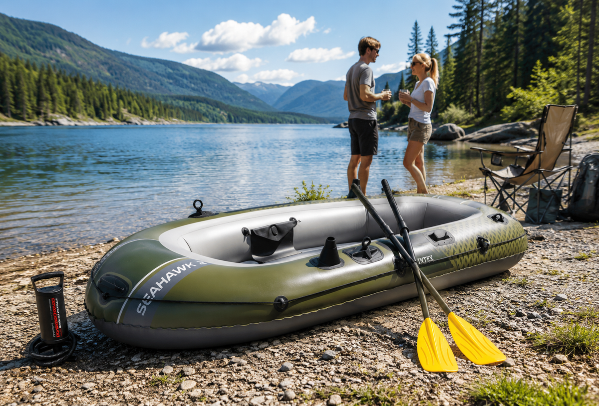 Intex Seahawk 2 Inflatable Boat - 2 Seater