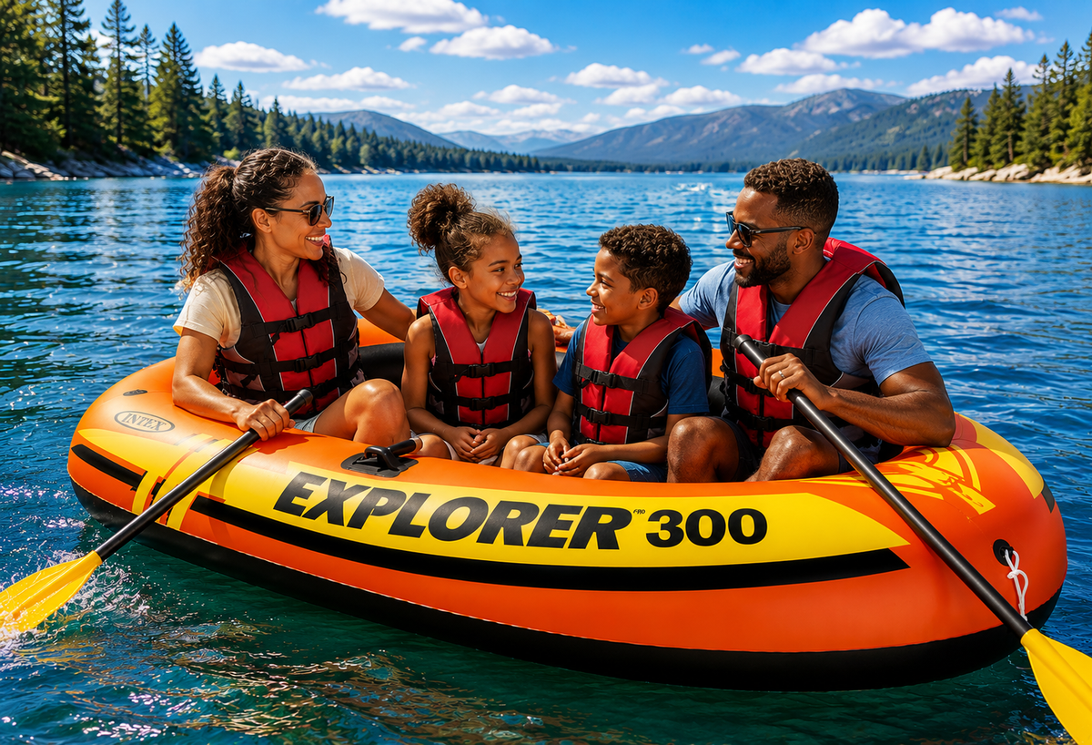 Intex Explorer 300 Boat - 3 Seater