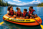 Intex Explorer 300 Boat - 3 Seater