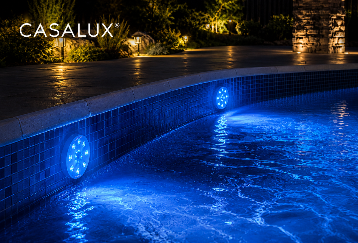 Casalux Submersible Pool Lights - 2 Pack