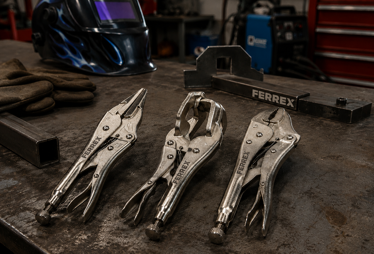 Ferrex Locking Pliers Set - 3 Piece