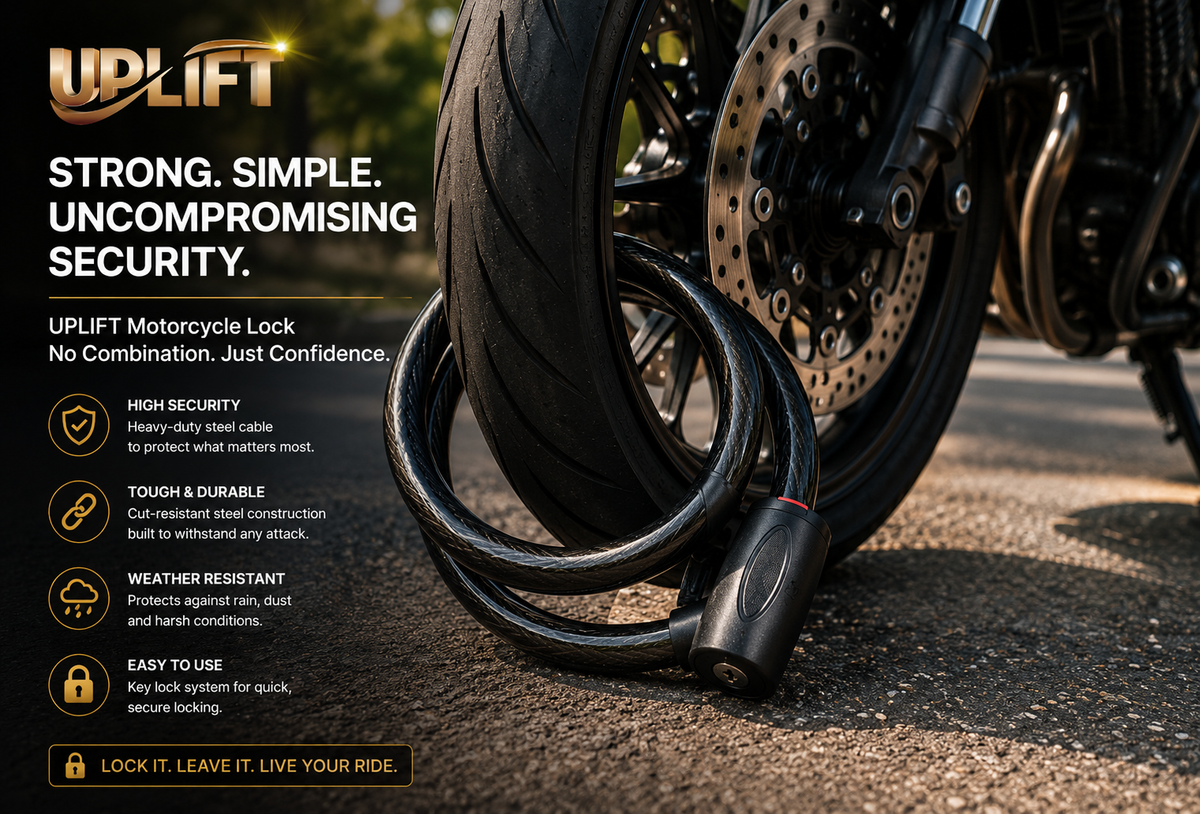 Uplift Motorcycle Lock - Large