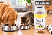 LocknLock Pet Food Container 560ml+310ml - LEG-LLS122PET