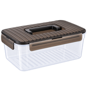 LocknLock Wave Container 3.5L W / Handle Grey - LEG-LWC208HG