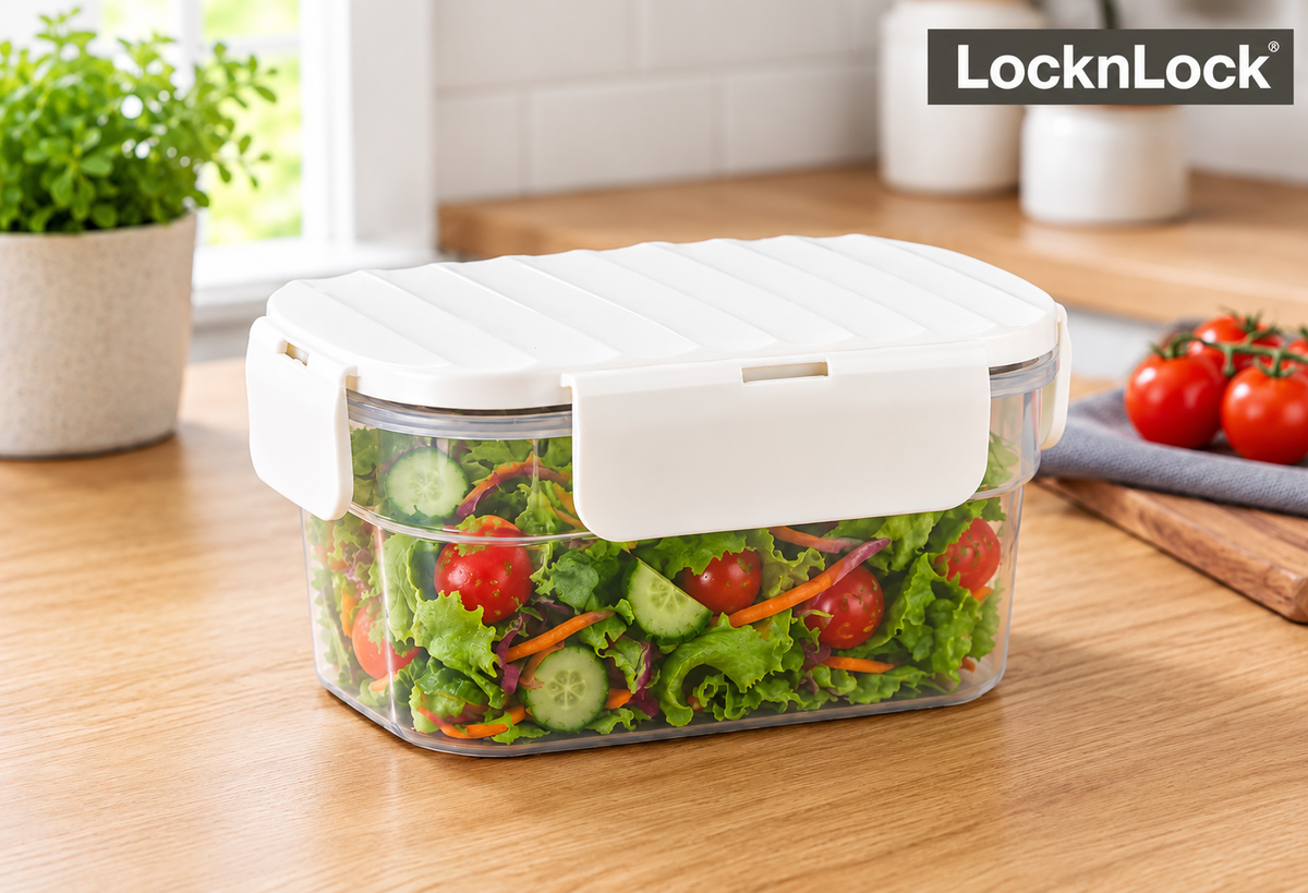 LocknLock Wave Container 380ml White - LEG-LWC201W