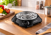 Mellerware Helios Single Spiral Hotplate – 1000W – Black