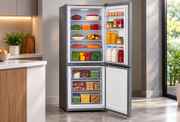 Defy - DAC447 - C300 ECO Bottom Freezer Fridge with A+ Energy Rating – Satin Metallic