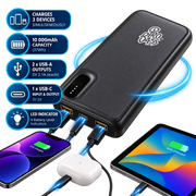 Pro Bass ChargeMax 10000mAh Power Bank