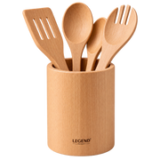 Legend Premium Beechwood Utensil Holder - LEG-600707