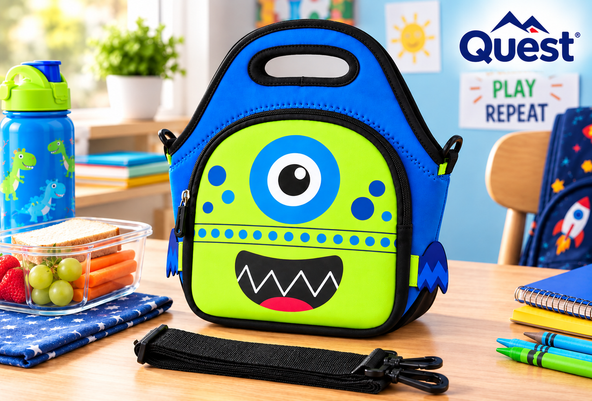 Quest QT-1219-RB Neoprene Lunch Bag Robot
