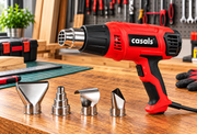 Casals 2000W 2-Speed Heat Gun with 4 Nozzles DE2000/600