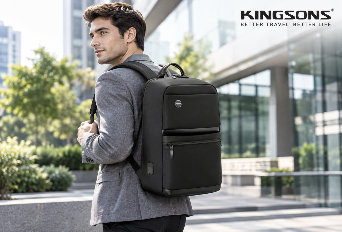 Kingsons Daily 15.6" Laptop Backpack – Black – KS3265W