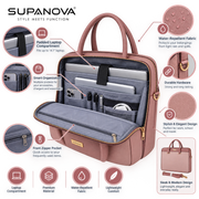 SupaNova Katrina 14.1" Ladies Laptop Bag – Pink