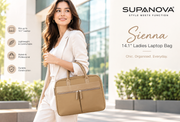 SupaNova Sienna 14.1" Ladies Laptop Bag – Tan