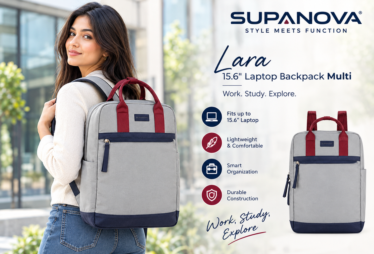 SupaNova Lara 15.6" Laptop Backpack – Multi