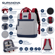 SupaNova Lara 15.6" Laptop Backpack – Multi