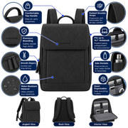 SupaNova Carissa 14.1" Laptop Backpack – Black