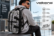 Volkano Storm Hybrid Laptop Bag Grey / White VK-7061-GRWT