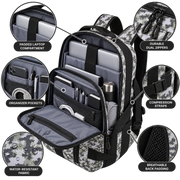 Volkano Storm Hybrid Laptop Bag Grey / White VK-7061-GRWT