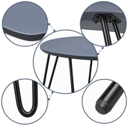 Everfurn Juniper Coffee Table Grey & Black FD-CT-24