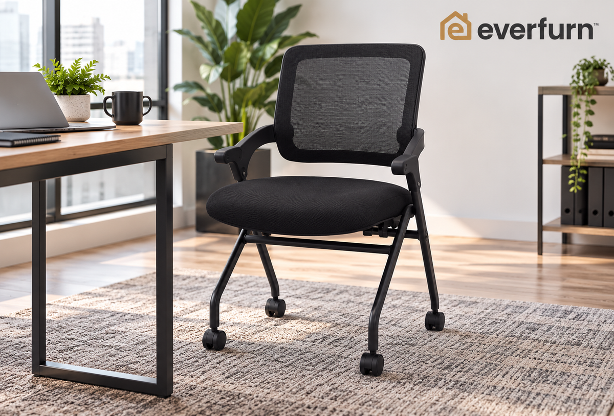 Everfurn Mystique Foldable Mid-Back Office Chair