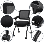 Everfurn Mystique Foldable Mid-Back Office Chair