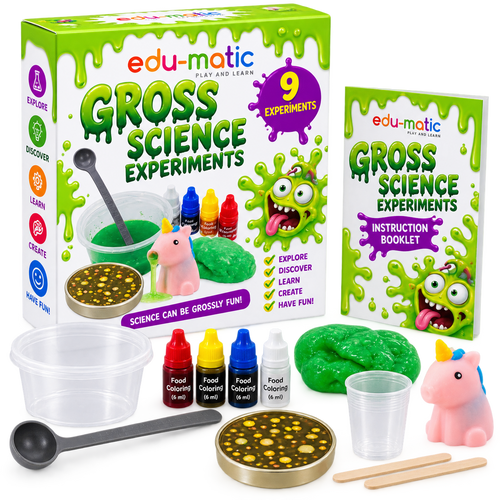 9 Gross Science Experiments Kit EDU-1037