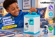 Volkano VK-5700-BL Robo Series Kids Money Saving Vault