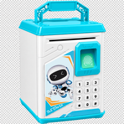 Volkano VK-5700-BL Robo Series Kids Money Saving Vault