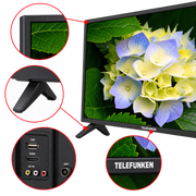 Telefunken 40" (102cm) Full HD LED TV – TLEDD-40FHDD